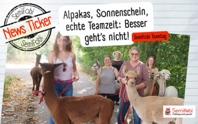Alpakas, Sonnenschein, echte Teamzeit: Besser geht’s nicht!