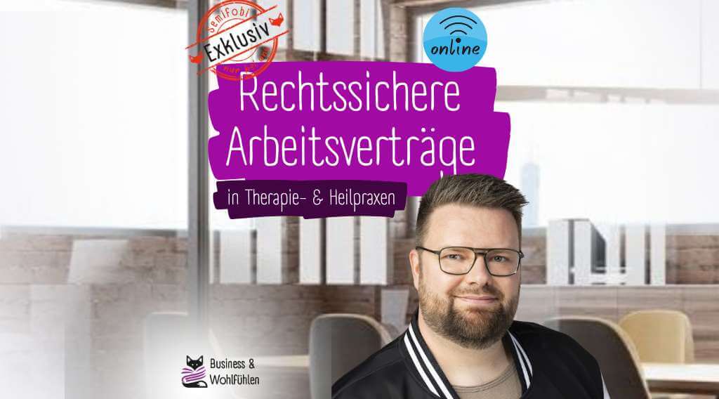 Arbeitsvertrag in der Therapiepraxis: Vertragscheck-Seminar für Praxisinhaber:innen