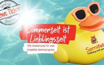 Logopädie Fortbildung günstig sichern | Sommeraktion bei Semifobi
