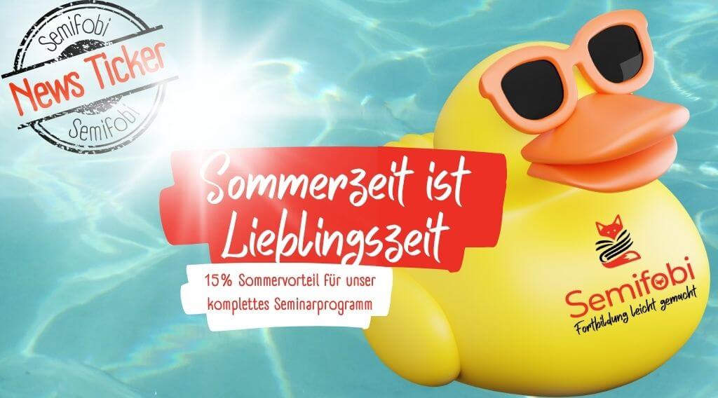 Logopädie Fortbildung günstig sichern | Sommeraktion bei Semifobi